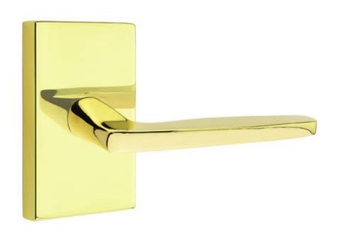 Emtek Hermes 5112 Brass Modern Passage Leverset with 